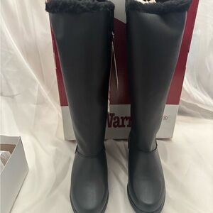 Toe Warmers Canada Women's Glacier Black Waterproof Boots 5.5N